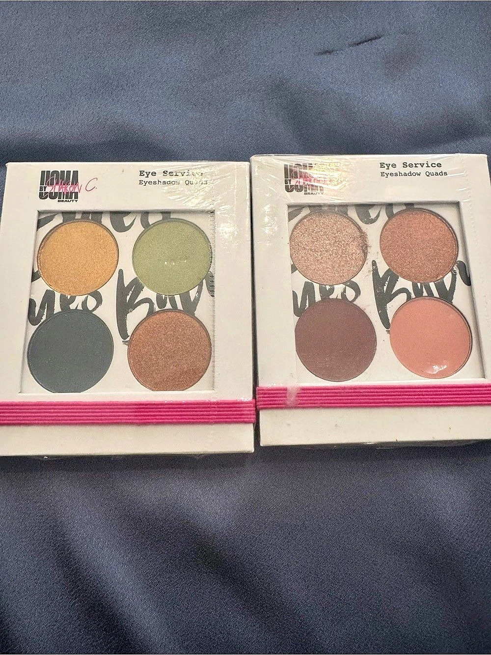 UOMA Beauty Sharon C Eyes Baby! Eyeshadow Palette Quad Set Multicolor NWT